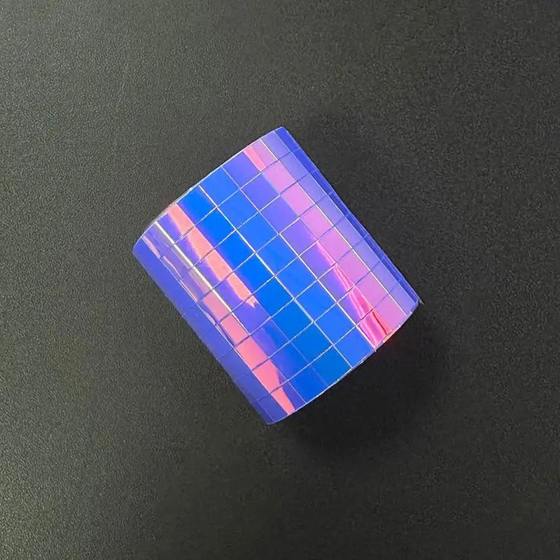rubans adhésifs décoratifs carreaux miroir violet rose bleu jaune gris modernes rétro