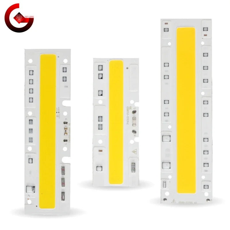 Plaque LED 30W 50W 70W 100W 150W blanc froid chaud moderne bande jaune circuit