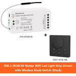 contrôleur bande led blanc moderne alexa google smartthings homekit rgb cw ww