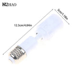 adaptateur led e27 rotation 360 degrés base réglable blanc moderne