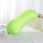 coussin ergonomique mousse mémoire forme concave literie couleur rouge verte moderne