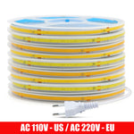 ruban led cob 240 led blanc 3000k 4000k moderne adhésif double face tape couteau