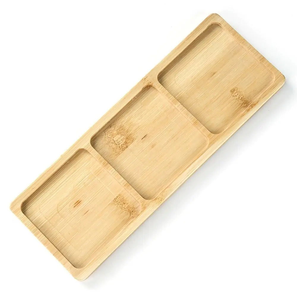 assiettes bambou naturel moderne rayures horizontales différents animaux fleur chat cerf