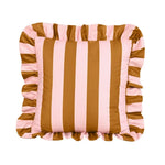 taie d'oreiller rayée vert rose polyester moderne adhésif lit chambre salon decoration 45cm 45cm