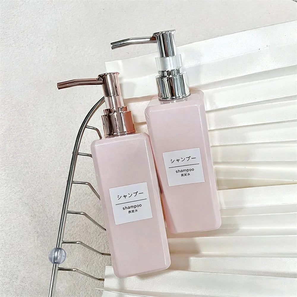 distributeur savon liquide rechargeable 250ml noir blanc rose vert moderne minimaliste bouteille mat opaques