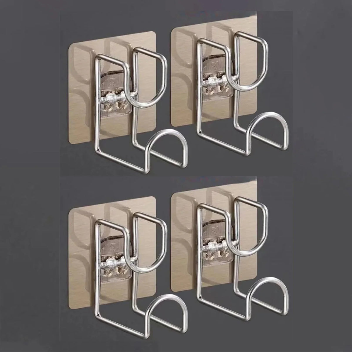 support mural adhésif moderne plats ronds bleu clair blanc gris