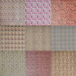 sticker adhésif sol réaliste bâtiments gris marron vert rose diy craft papier