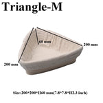 panier pain rustique bords osier coton beige clair couvercle artisanal bếp