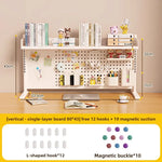 étagère murale modulaire métal blanc porte crayons support objets moderne
