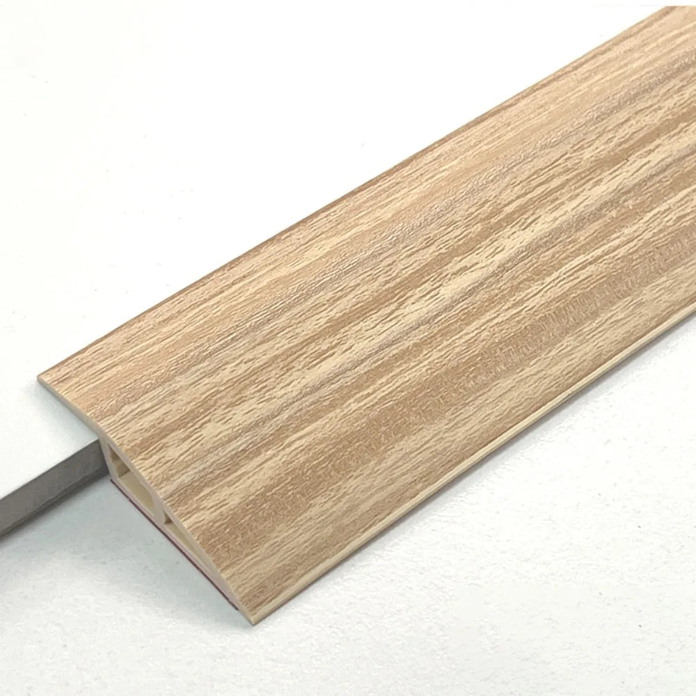seuil porte imitation bois auto adhésif noir marron clair moderne guide taille