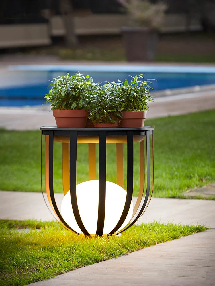 luminaire contemporain minimaliste table dappoint éclairage led noir blanc
