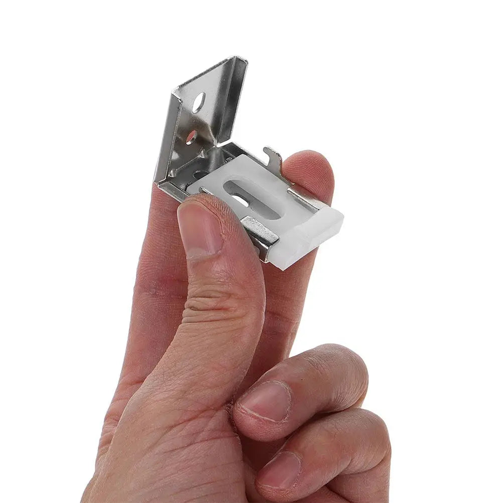 clips store enroulement argenté moderne rideaux verticaux stores romains fixations plaques fixation