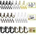 crochet mural acier inoxydable noir bronze blanc doré moderne vis fixations instructions