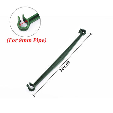 clip fixation treillis jardin vert foncé support plante grimpante connecteur tige robuste plastique