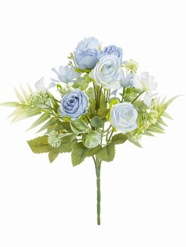 bouquet fleurs artificielles roses soie mariage décoration extérieur intérieur moderne minimaliste