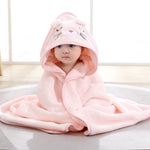 robe bain bébé animaux mignons gris blanc rose bleu douce confortable sortie plagewasher machine