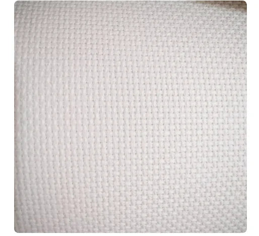 toile broderie coton 16ct 18ct broderie blanc maille régulière classique pliée packaging sac papier