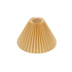 lampe table moderne abat jour plissé rouge blanc vert beige bleu clair rose noir