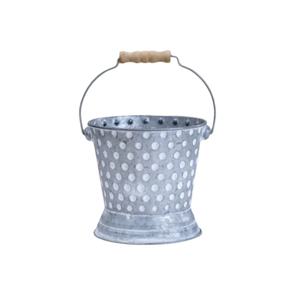 seau decoratif rustique succulentes transparents vase verre fleurs blanches textures vieillies