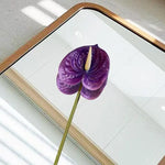 décoration intérieure fleurs artificielles rose verte feuilles modernes minimalistes chambre fête