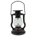 lanterne vintage bronze rétro verre transparent métal opaques anneaux suspensionextérieur camping