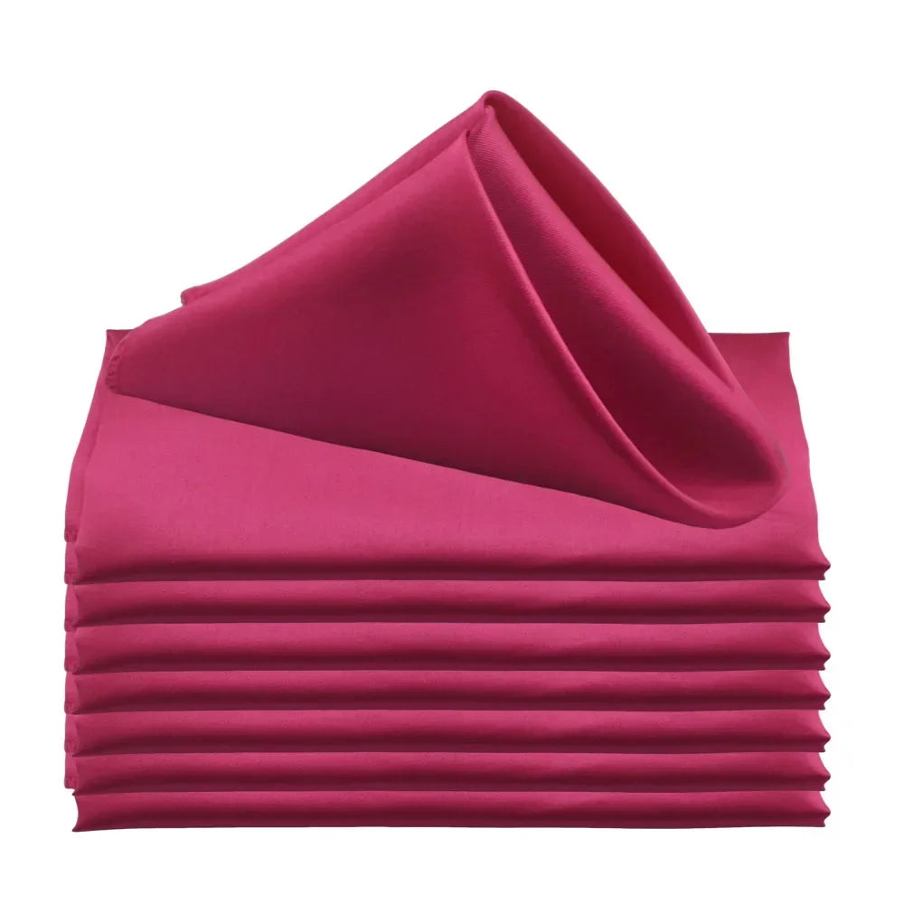 serviettes table vert rose bordeaux classiques anneaux dorés mariage anniversaire noël nhà hàng
