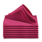 serviettes table vert rose bordeaux classiques anneaux dorés mariage anniversaire noël nhà hàng