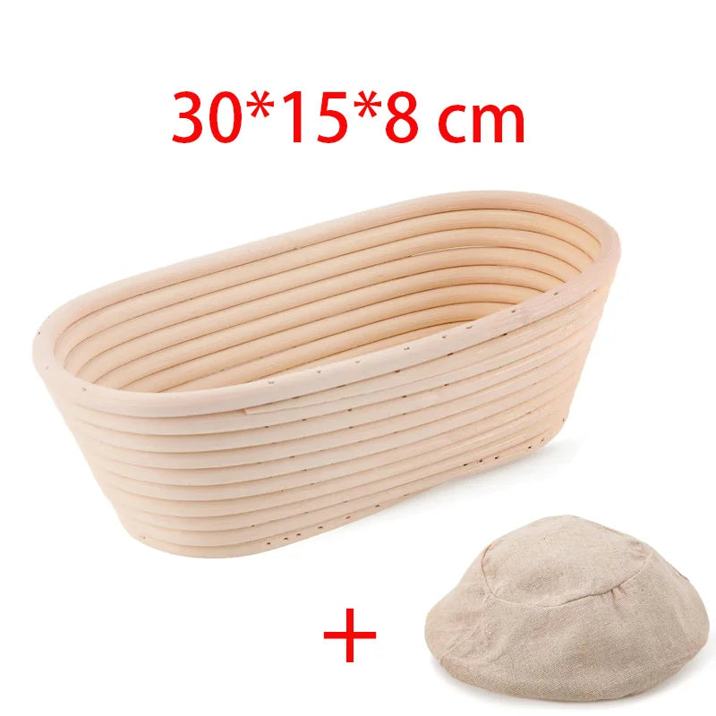 panier pain rattan naturel tissé traditionnel toile lin fermentation artisanal