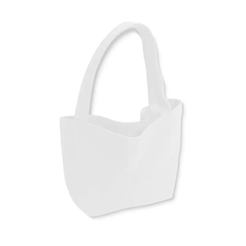 sac main uni moderne poignées jaune rose bleu rouge noir blanc nylon