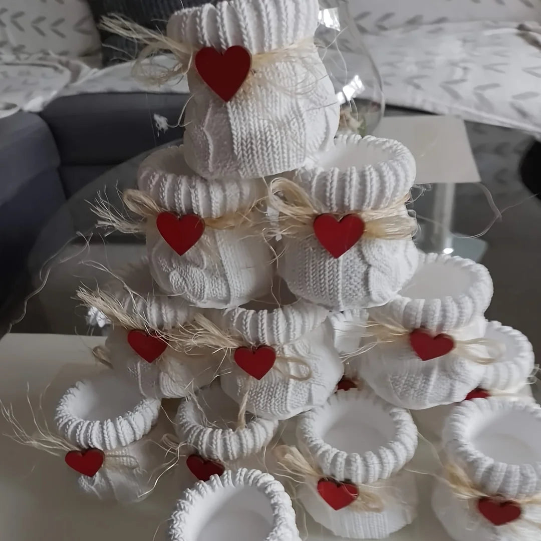 moule silicone pull forme vase bougie jardiniere porte crayons rangement tricot texture torsades motifs