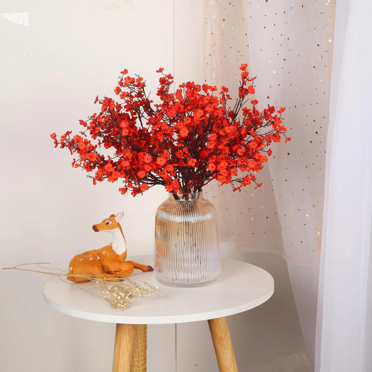 bouquet fleurs artificielles soie vase décoratif moderne mariage maison intérieur