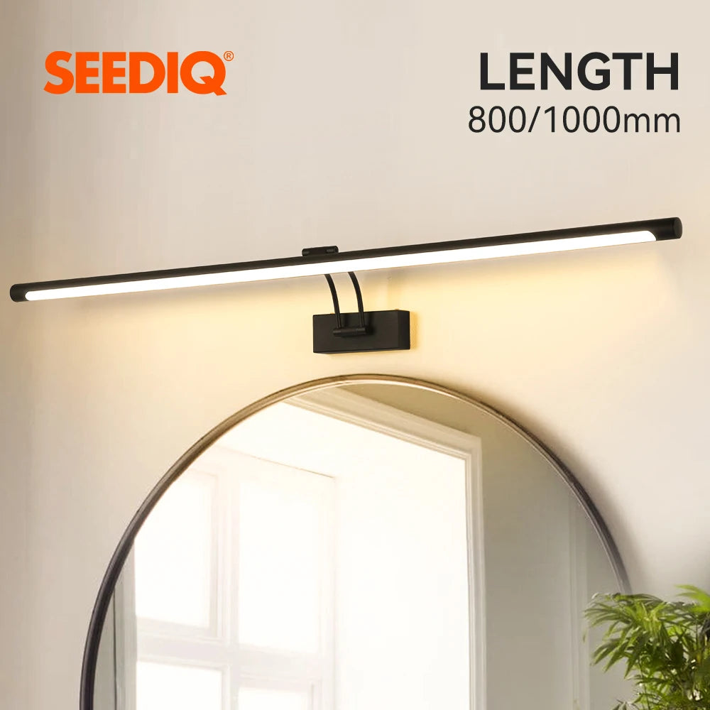 lampe led moderne noire 800mm 15 lumières clips facile chambre cuisine salon