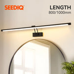 lampe led moderne noire 800mm 15 lumières clips facile chambre cuisine salon