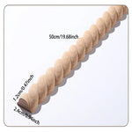 appliques murales bois torsadées classiques beige clair decoration noel plante occasionnelle sculptees decoratives