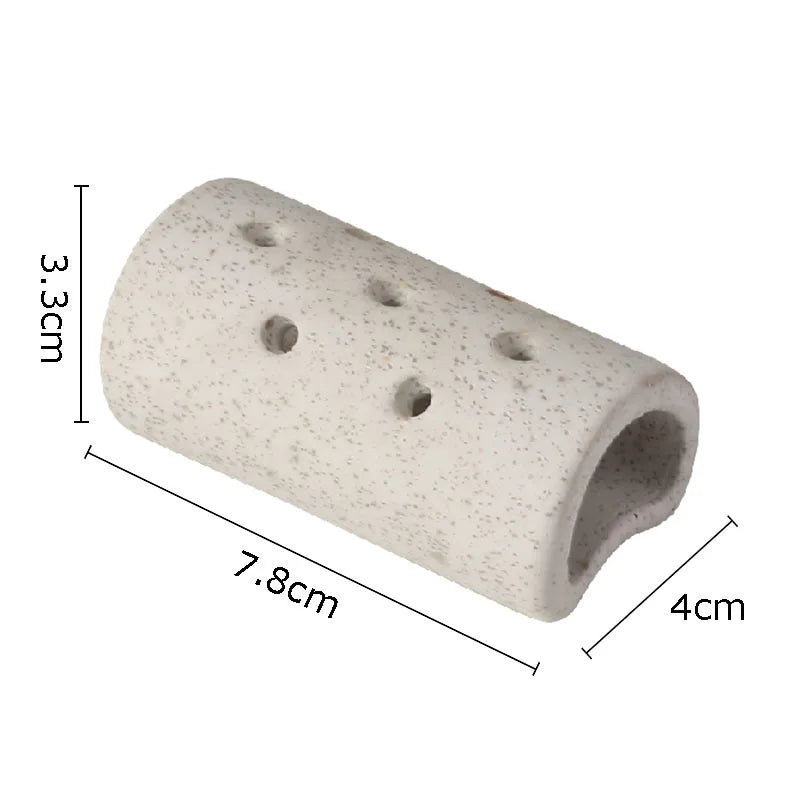 cache pot céramique moderne couvercle fleurs artificielles décoration table minimaliste gris