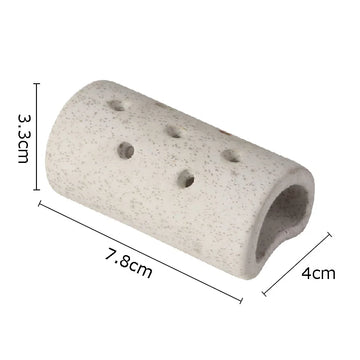 cache pot céramique moderne couvercle fleurs artificielles décoration table minimaliste gris