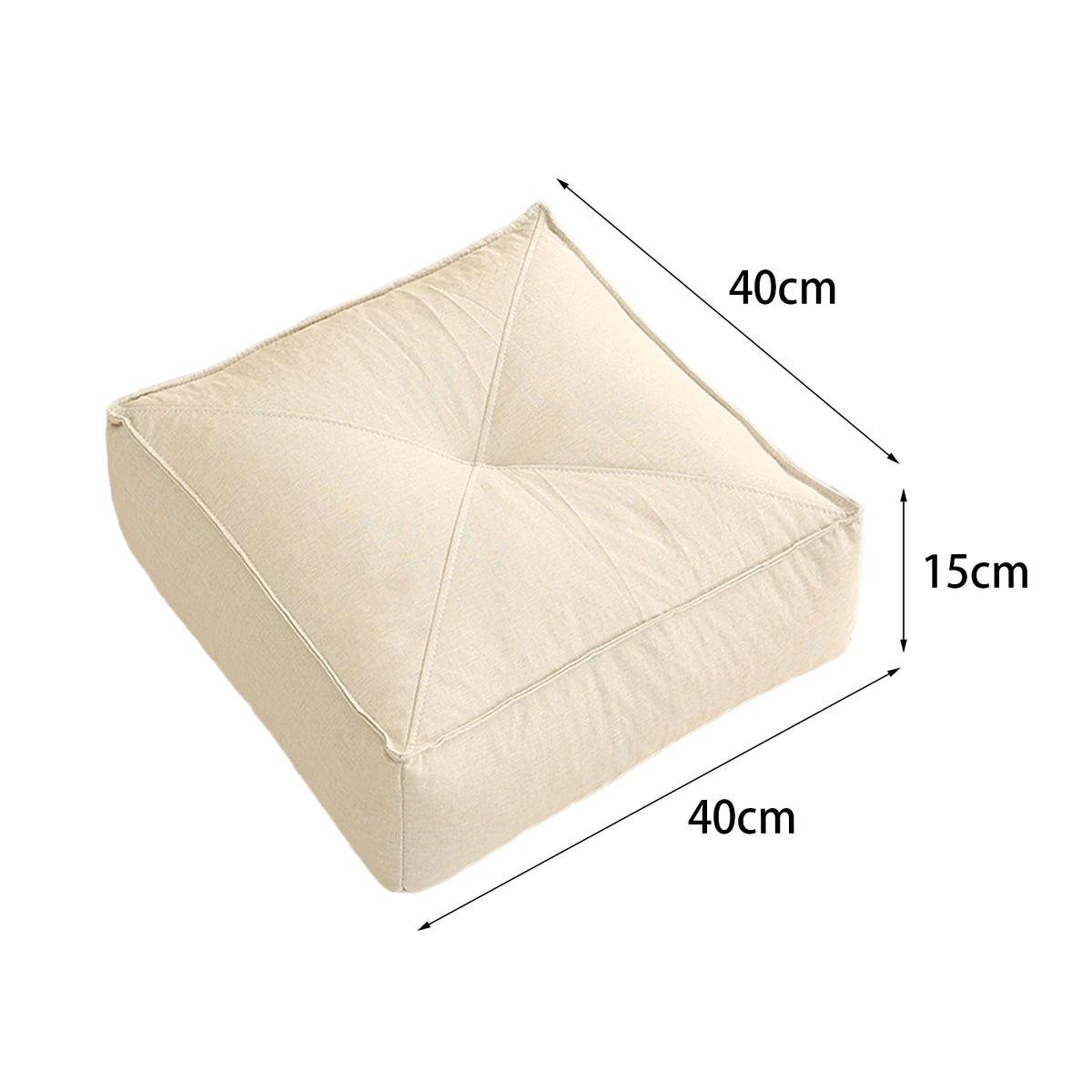 coussin sol orange gris minimaliste cuir aspect mat lavable moderne adultes