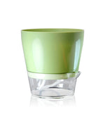pot fleurs transparent bas blanc rose pâle vert clair moderne annuaire flexible