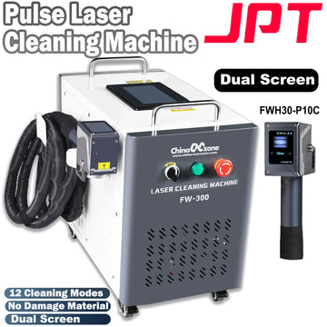 nettoyeur laser marqueur 2en1 pulsed portable écran digital spécifications techniques exemples nettoyage différentes surfaces