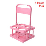 support bouteilles pliable moderne compartiments vert noir rouge bleu rose jaune violet plastique lisse