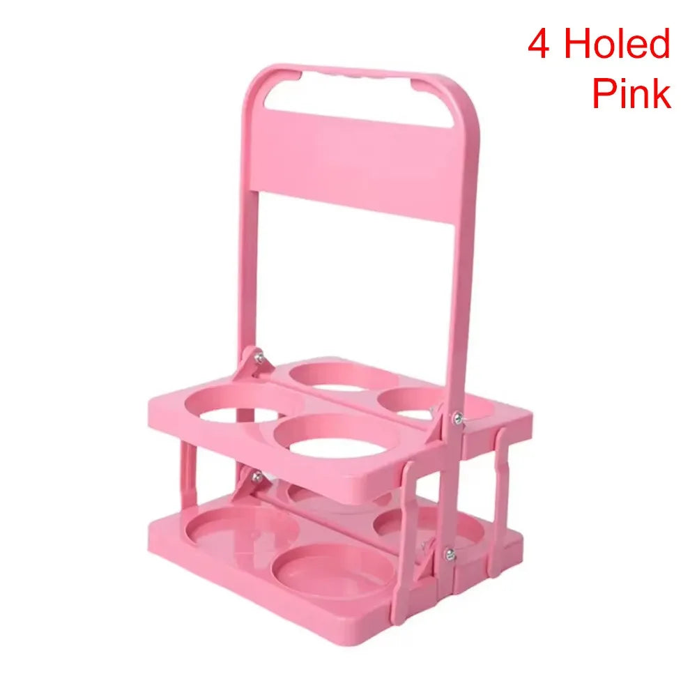 support bouteilles pliable moderne compartiments vert noir rouge bleu rose jaune violet plastique lisse