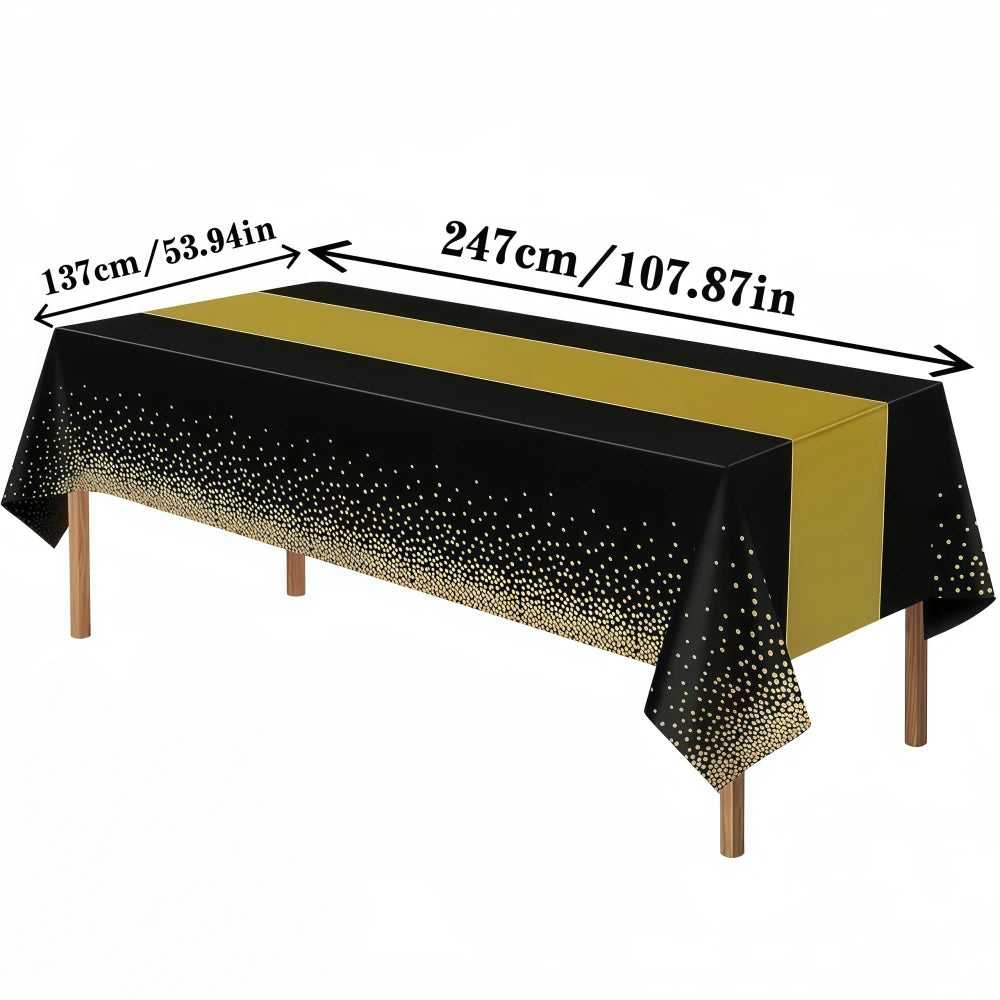 nappes jetables festives motifs dégradés serviettes papier blanc jaune doré rose modernes