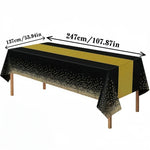 nappes jetables festives motifs dégradés serviettes papier blanc jaune doré rose modernes