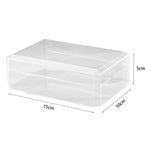 boîtes rangement transparentes empilables modernes minimalistes divers objets stockage petite cuisine