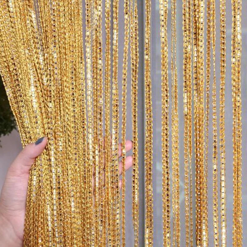 rideau franges polyester halloween rouge rose orange vert bleu semi transparent decoratif chambre patio