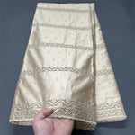 tissu brodé vert clair beige bleu coton opacité résistance brocart dobby haute qualité