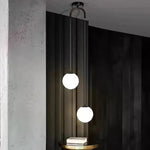 suspension pendentif verre noir doré moderne éclairage chambre salle manger lumière mat opaques