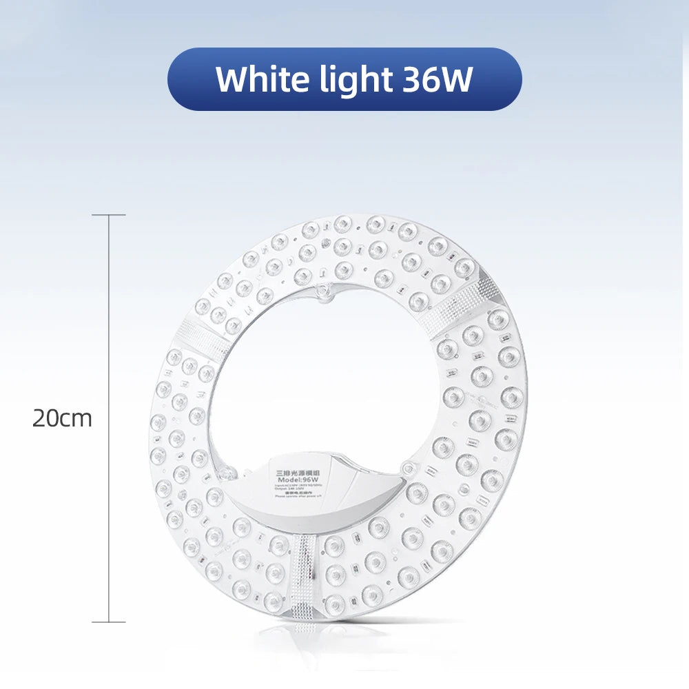 panneaux lumineux led module blanc moderne 120w 30w 48w dimmable 6500k