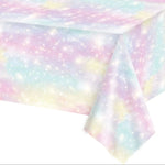 nappe scintillante ciel étoilé aquarelle enfantine mariage anniversaire noël festives pastel