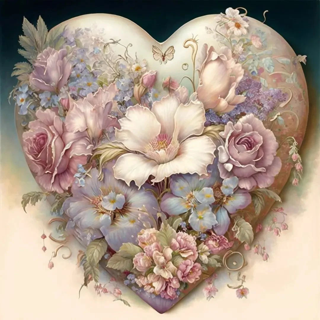 broderie fleur rose toile coton kit couture aiguilles motifs modernes art floral